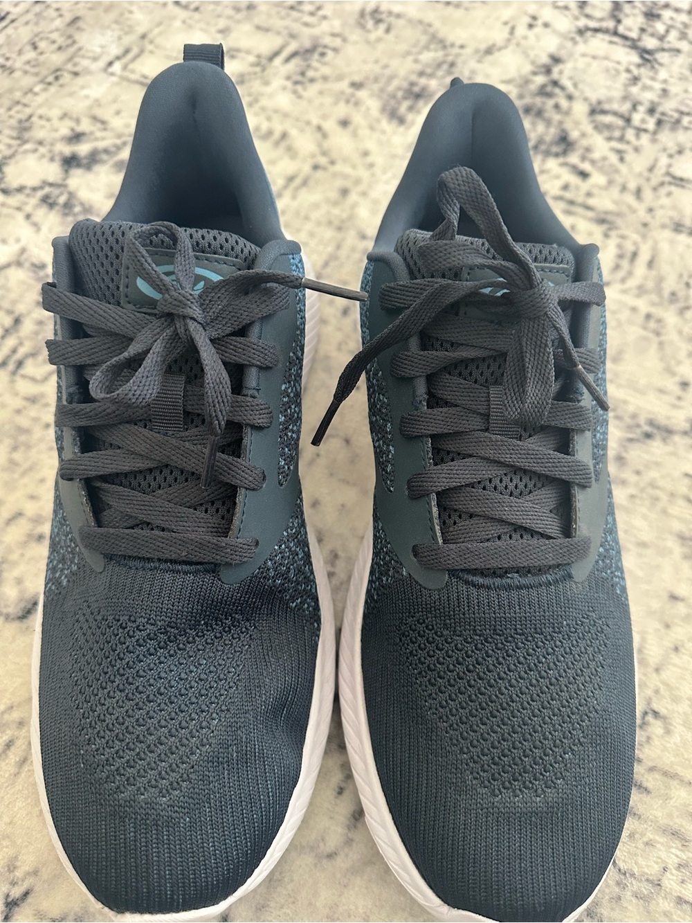 Athletic Works Men's Sneakers in Dark Teal and White